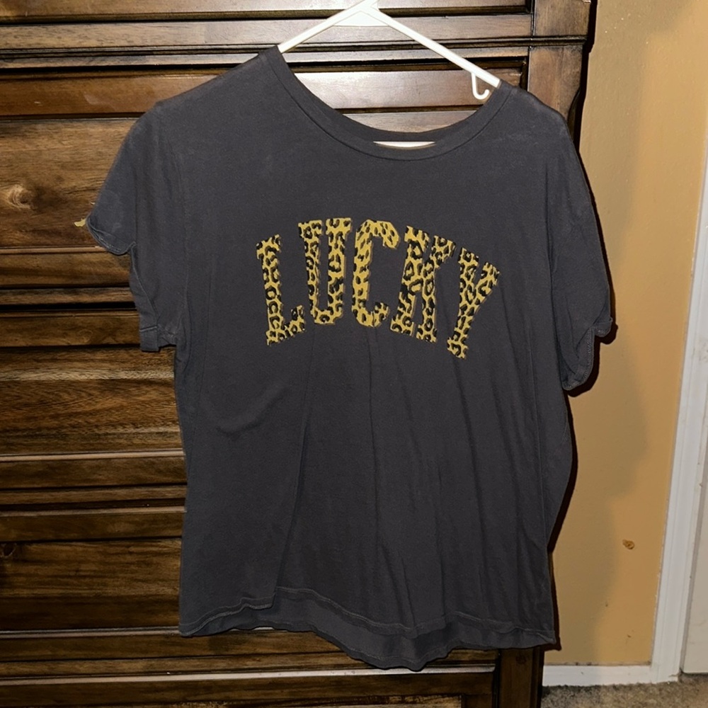 Lucky brand grey top
